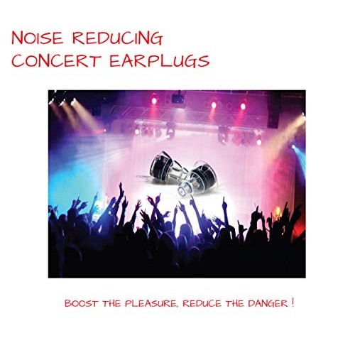 High-Fidelity Concert Earplugs by EarTekPro - Reusable Noise-Reduction Ear Pl...