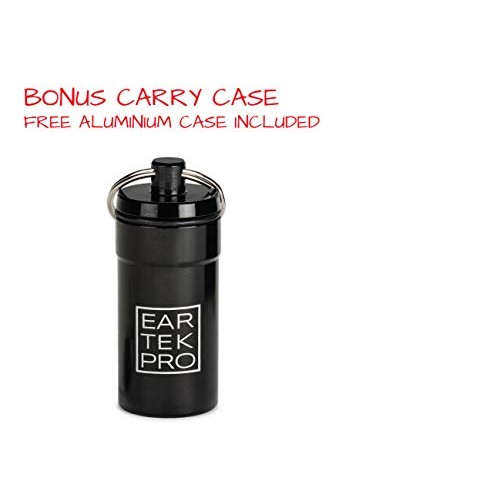 High-Fidelity Concert Earplugs by EarTekPro - Reusable Noise-Reduction Ear Pl...