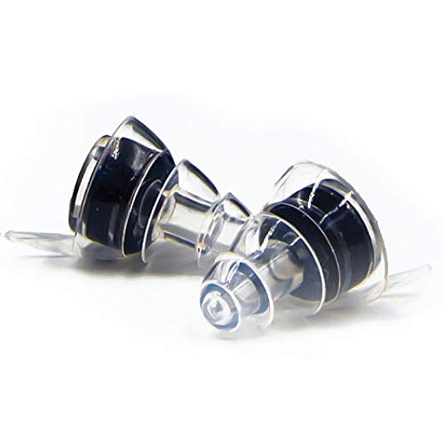 High-Fidelity Concert Earplugs by EarTekPro - Reusable Noise-Reduction Ear Pl...