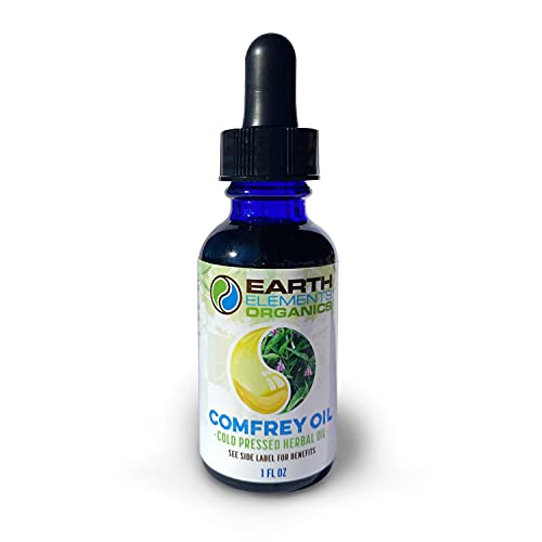 100% Organic Comfrey Medicinal Herbal Oil, Raw, Non-GMO – Wound Healing, Skin...
