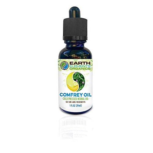 100% Organic Comfrey Medicinal Herbal Oil, Raw, Non-GMO – Wound Healing, Skin...