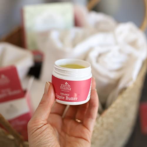 Organic Nipple Butter Breastfeeding Cream by Earth Mama | Lanolin-free, Safe ...
