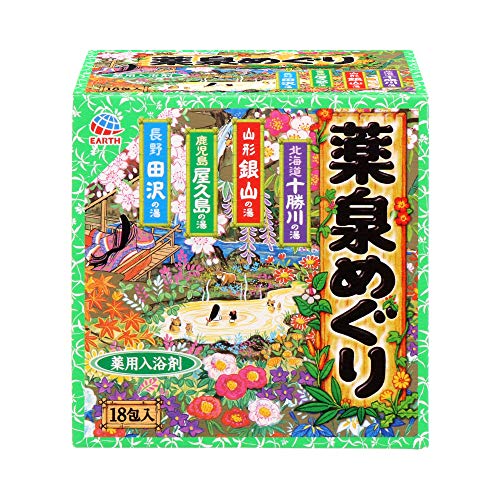 Japanese Hot Spring Bath Powders - 30g X 18 Packs by Yumeguri