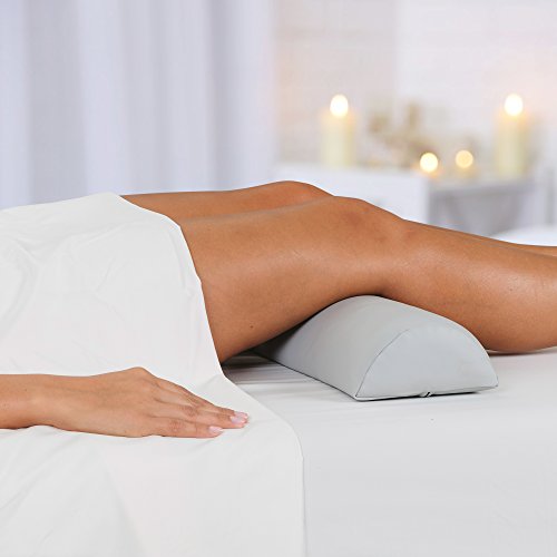 EARTHLITE Bolster Pillow Half Round – Durable Massage Bolster, 100% PU Uphols...