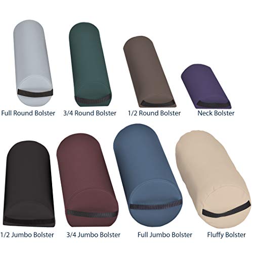 EARTHLITE Durable Jumbo Massage Bolster With Zippered Vinyl Cover and Strap H...