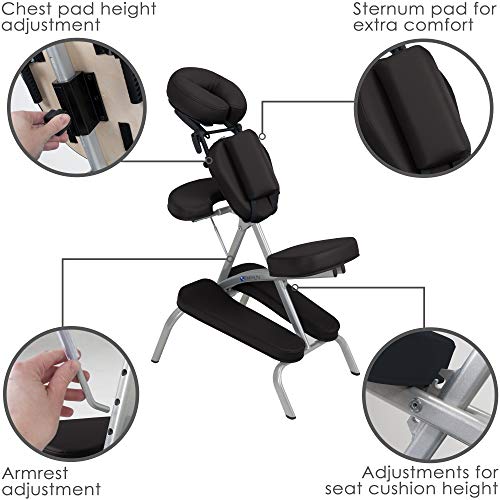 EARTHLITE Portable Massage Chair Package VORTEX - Portable, Compact, Strong a...