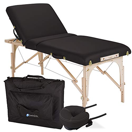 EARTHLITE Portable Massage Table Package AVALON TILT – Foldable Treatment Tab...