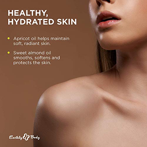 Earthly Body Edible Massage Oil, Cherry - 8 fl. oz. - Hemp Seed, Almond, Grap...