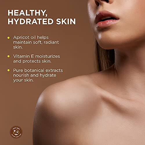 Hemp Seed Massage & Body Oil, Sunsational Scent - 8 fl. oz. - Nourishing, Moi...