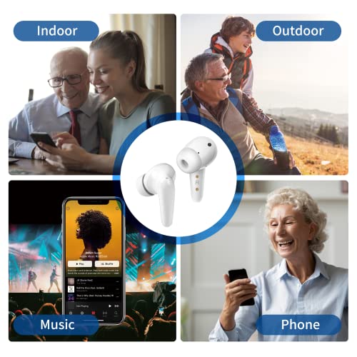 Bluetooth Rechargeable Hearing Amplifier to Aids with APP Control for Seniors...
