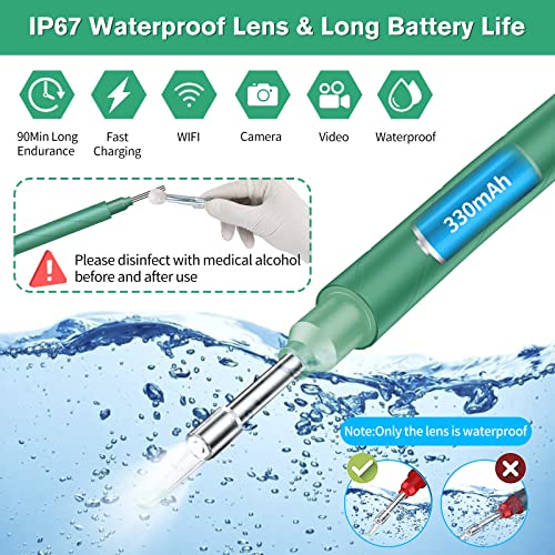 Ear Wax Removal,Earwax Remover Camera with 1080P,Ear Cleaner with Camera,Wire...