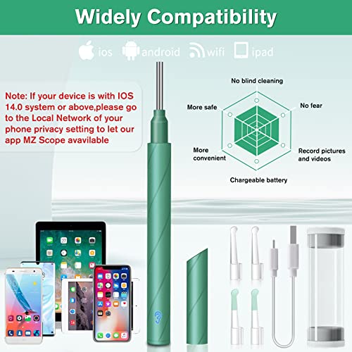 Ear Wax Removal,Earwax Remover Camera with 1080P,Ear Cleaner with Camera,Wire...