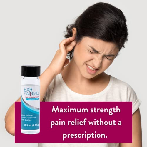 Ear Pain MD 4% Lidocaine Pain Relieving Drops, 12.5 mL