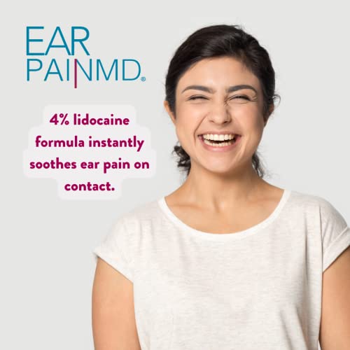 Ear Pain MD 4% Lidocaine Pain Relieving Drops, 12.5 mL
