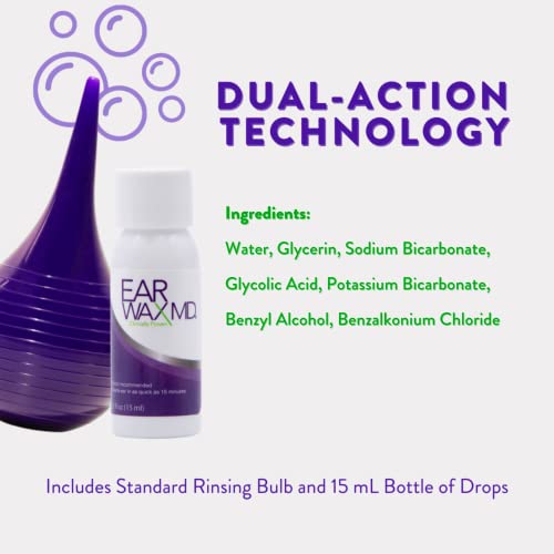 EARWAX MD KIT, Ear Wax Removal Kit and Ear Cleaning Tool, Includes Ear Wax Di...