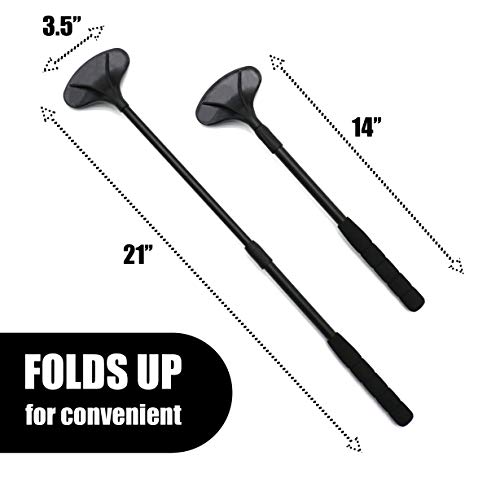 EASACE Back Scratcher for Women Men Extendable with Strong ABS Massage Head, ...