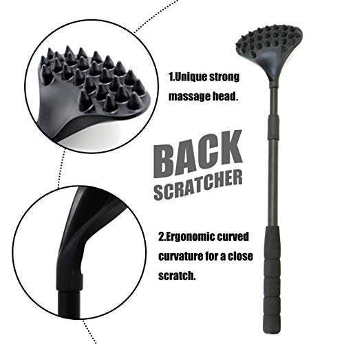 EASACE Back Scratcher for Women Men Extendable with Strong ABS Massage Head, ...