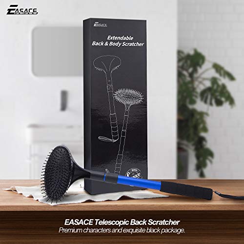 EASACE Telescopic Back Scratcher with Long Handle 21.5 Inch Adjustable Backsc...