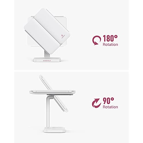 Easehold Led Vanity Make Up Tri-Fold with 38Pcs Lights 180 Degree Free Rotati...