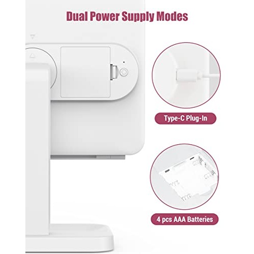 Easehold Led Vanity Make Up Tri-Fold with 38Pcs Lights 180 Degree Free Rotati...