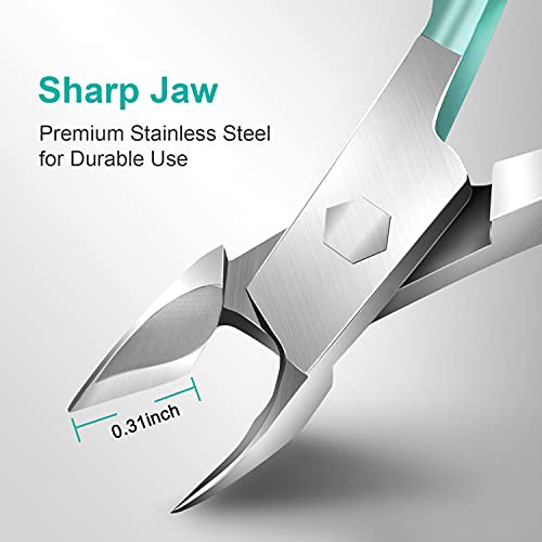 Cuticle Trimmer with Cuticle Pusher, Easkep Cuticle Remover Cuticle Nipper Pr...