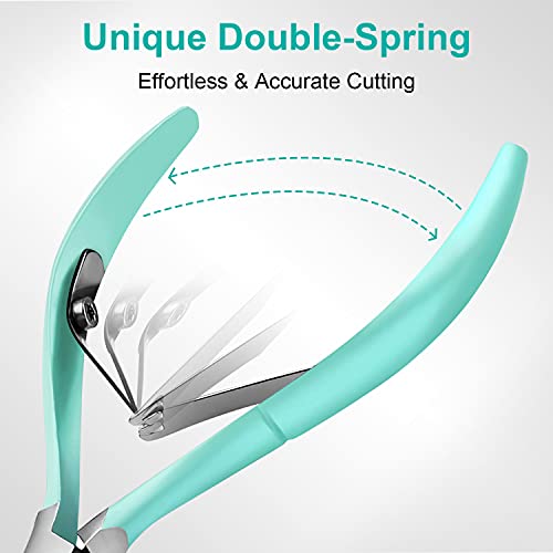 Cuticle Trimmer with Cuticle Pusher, Easkep Cuticle Remover Cuticle Nipper Pr...