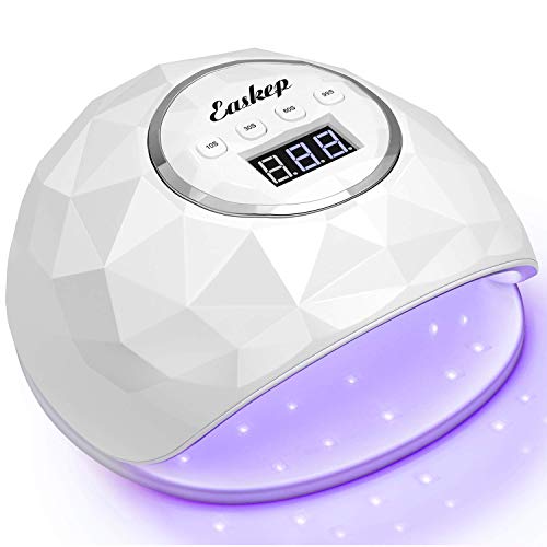 Easkep UV LED Nail Lamp 86W Nail Dryer with LED UV Light for Nails Lamp 4 Tim...
