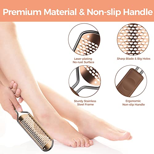 Foot File Foot Scrubber Pedicure - Callus Remover for Feet Easkep Professiona...