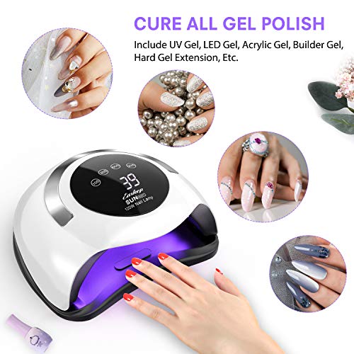 UV LED Nail Lamp Easkep - 120W Gel Nail Polish UV Light for Nail Dryer Curing...
