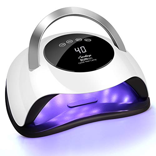 UV LED Nail Lamp Easkep - 120W Gel Nail Polish UV Light for Nail Dryer Curing...