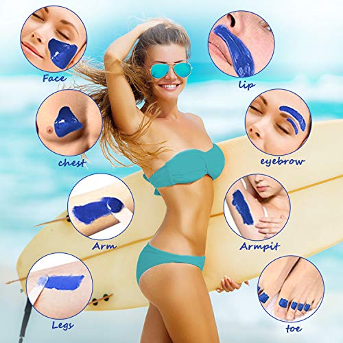 Waxing Kit Wax Warmer for Women - Easkep Wax Kit Hair Removal 6 Adjustable Te...