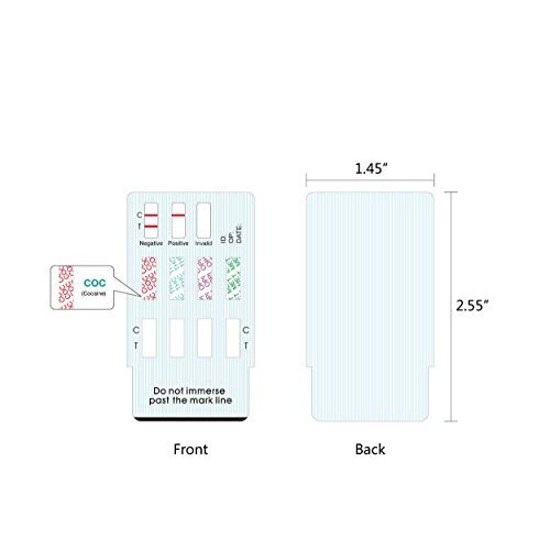 10 Pack Easy@Home 4 Panel Instant Drug Test Kits - Testing Marijuana (THC), C...