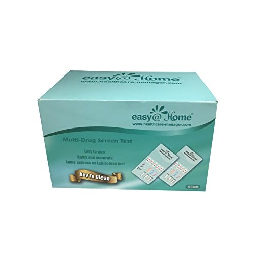 10 Pack Easy@Home 5 Panel Instant Drug Test Kits - Testing Marijuana (THC), C...