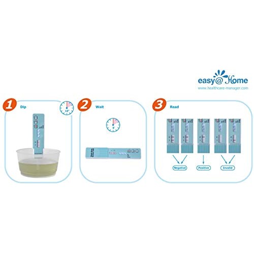 10 Pack - Easy@Home Marijuana (THC) Single Panel Drug Tests Kit - Individuall...