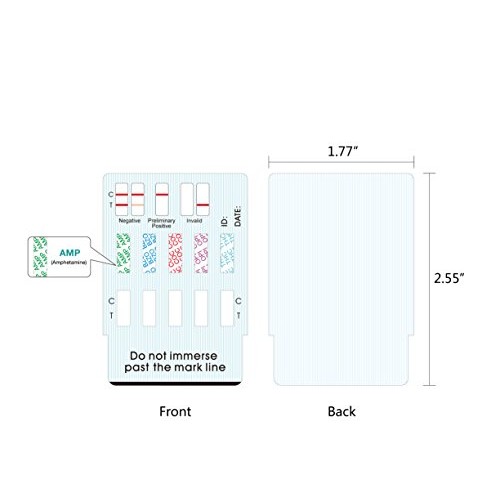 15 Pack Easy@Home 5 Panel Instant Urine Test - THC,COC,OPI 2000,BZO,AMP - #ED...