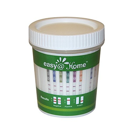 5 Pack Easy@Home 14 Panel Instant Drug Test Cup Kit with 3 Adulterations Stri...