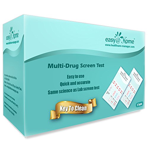 5 Pack Easy@Home 6 Panel Instant Urine Drug Test with Most Sensitive and Comp...
