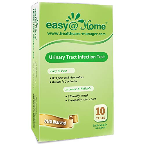 Easy@Home 10 Individual Pouch Urinary Tract Infection FSA Eligible Test Strip...