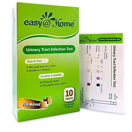 Easy@Home 10 Individual Pouch Urinary Tract Infection FSA Eligible Test Strip...