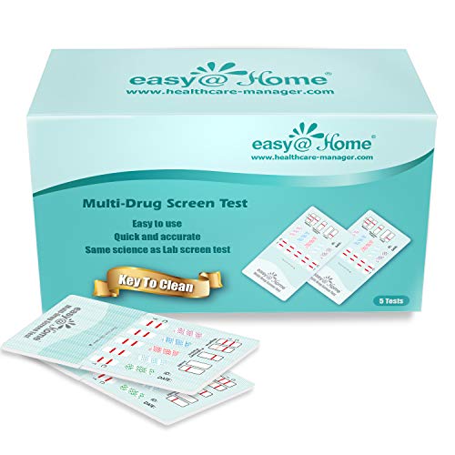 Easy@Home 10 Panel Instant Drug Test Kits - Medically Approved for Testing Ma...