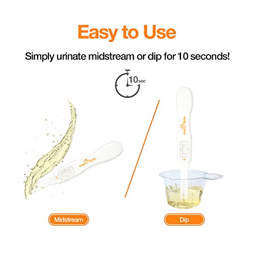 Easy@Home 25 Ovulation Predictor Kit Test Sticks, FSA Eligible Midstream Fert...