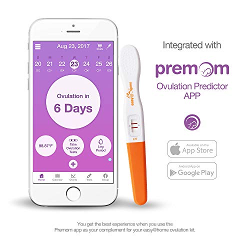 Easy@Home 25 Ovulation Predictor Kit Test Sticks, FSA Eligible Midstream Fert...