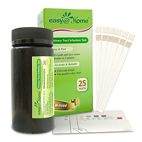 Easy@Home 25 Tests/Bottle Urinary Tract FSA Eligible Infection UTI Test Strip...