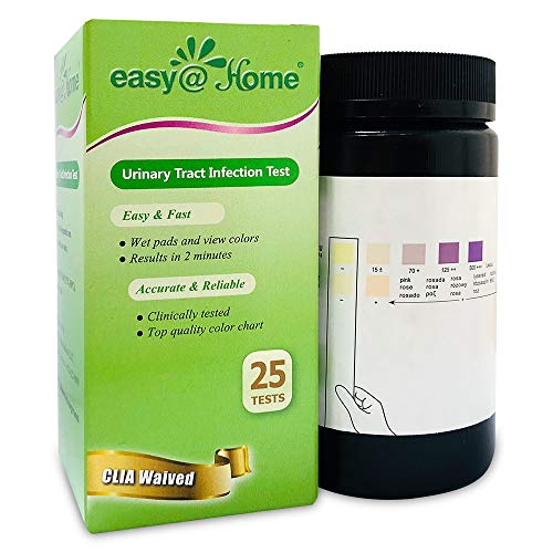 Easy@Home 25 Tests/Bottle Urinary Tract FSA Eligible Infection UTI Test Strip...