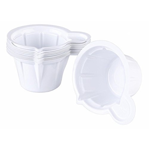 Easy@Home 50 Disposable Plastic Urine Specimen Cups with 3 Free Ovulation Tes...