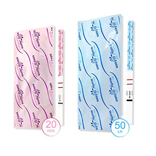 Easy@Home Ovulation & Pregnancy Test Strips Kit: 50 Advanced Ovulation Strips...