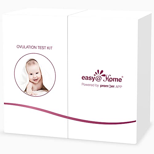 Easy@Home Ovulation & Pregnancy Test Strips Kit: 50 Advanced Ovulation Strips...