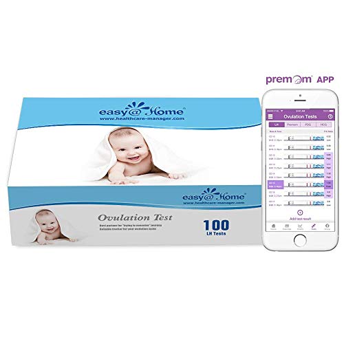 Easy@Home Ovulation Test Strips, 100 Pack Fertility Tests, Ovulation Predicto...