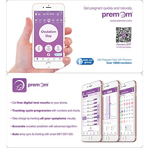 Easy@Home Ovulation Test Strips, 100 Pack Fertility Tests, Ovulation Predicto...