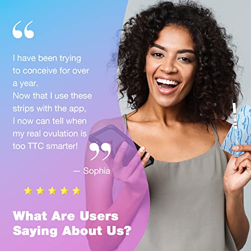 Easy@Home Ovulation Test Strips, 25 Pack Fertility Tests, Ovulation Predictor...